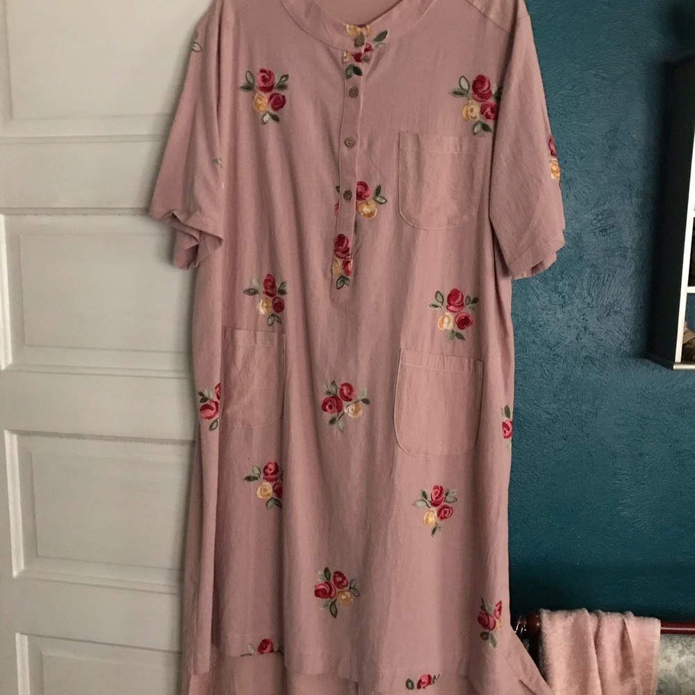 Washable linen dress